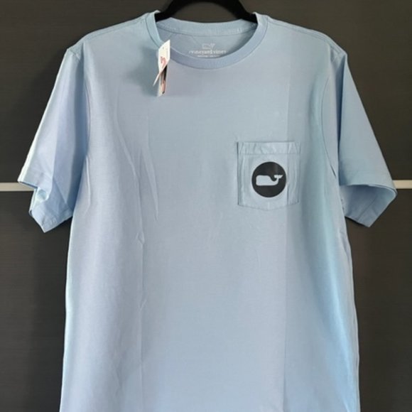 NEW Mens Vineyard Vines Graphic T Shirt Jake Blue Short Sleeve - Picture 1 of 3
